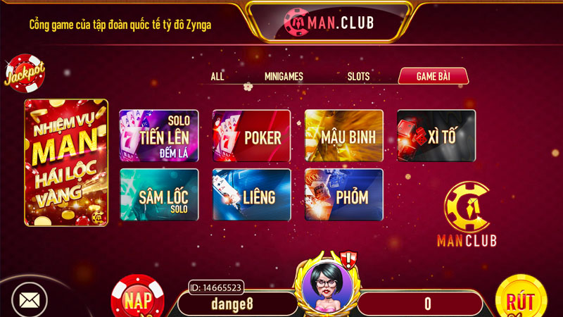 Casinoonline Manclub Giới thiệu về sòng bài online Manclub